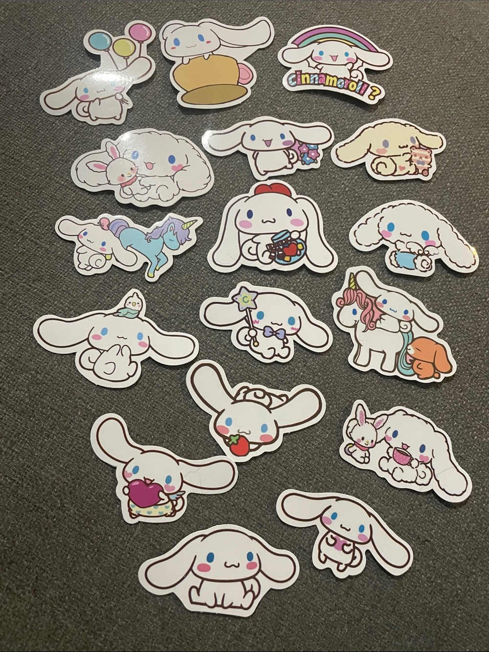 Cinnamoroll Stickers 15pc Sanrio Kawaii